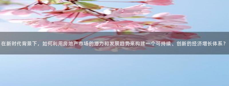 天狮娱乐指尖下载手机版：在新时代背景下，如何利用房地产市场的