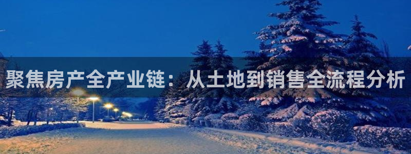 天狮娱乐真的吗：聚焦房产全产业链：从土地到销售全流程分析