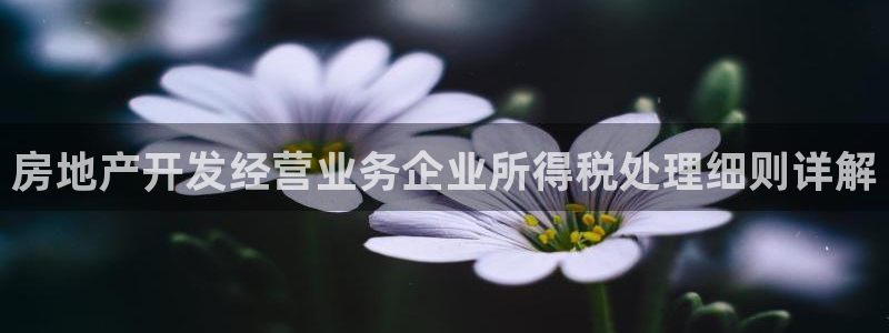 天狮娱乐a 判官：房地产开发经营业务企业所得税处理细则详解