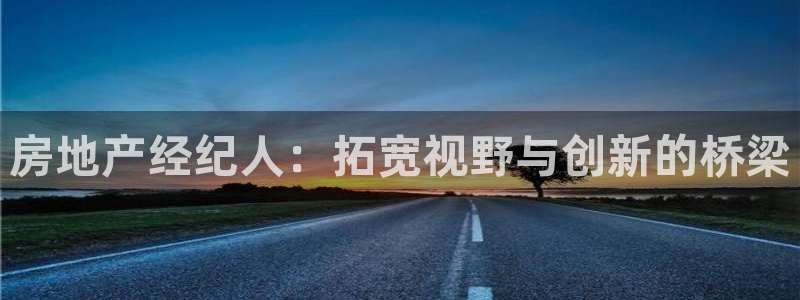 天狮娱乐平台招商：房地产经纪人：拓宽视野与创新的桥梁