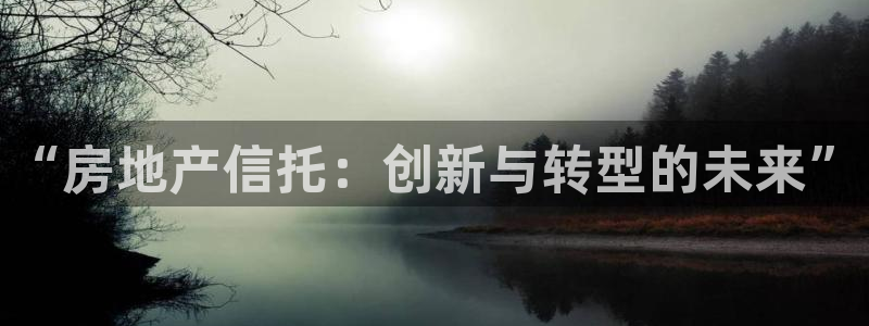 天狮娱乐购彩：“房地产信托：创新与转型的未来”