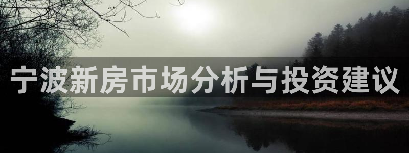 天狮娱乐反点啥意思：宁波新房市场分析与投资建议