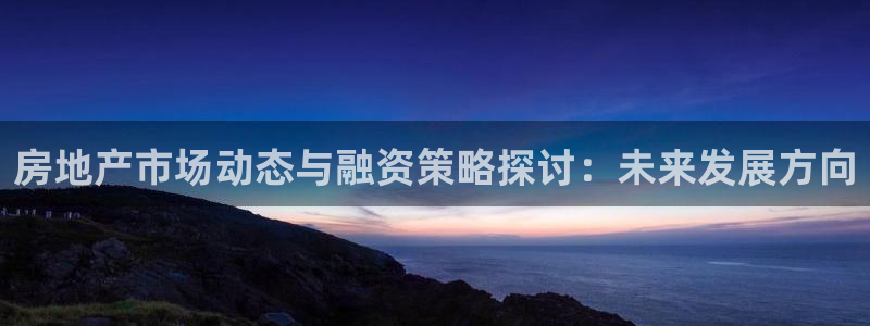 天狮娱乐指尖自：房地产市场动态与融资策略探讨：未来发展方向