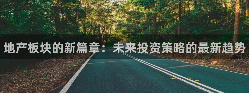 天狮娱乐主管82104：地产板块的新篇章：未来投资策略的最新