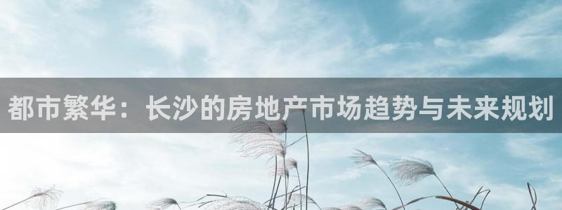 天狮娱乐方：都市繁华：长沙的房地产市场趋势与未来规划