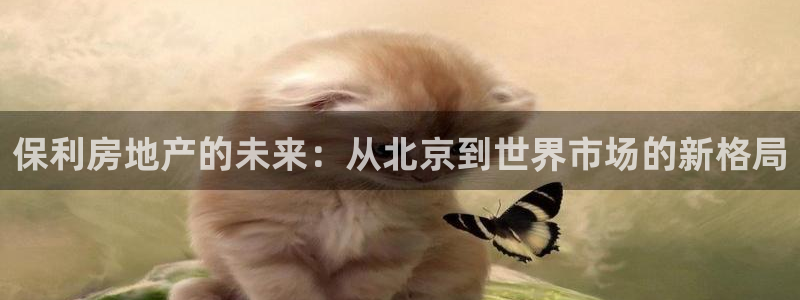 天狮娱乐30j判官333OO：保利房地产的未来：从北京到世界