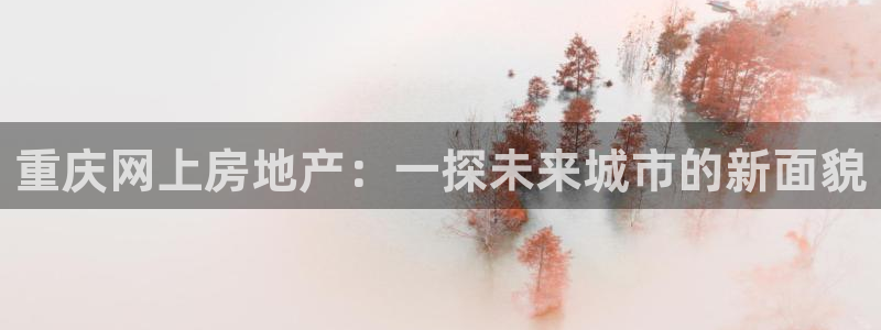 天狮娱乐优惠：重庆网上房地产：一探未来城市的新面貌