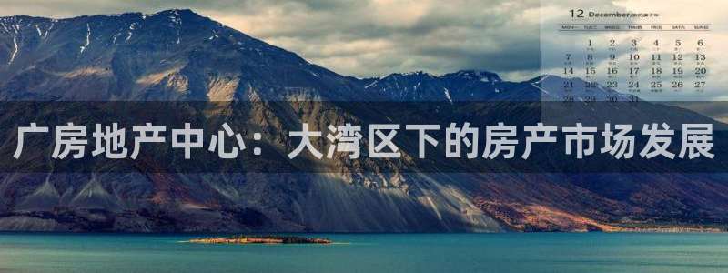 天狮娱乐返点：广房地产中心：大湾区下的房产市场发展