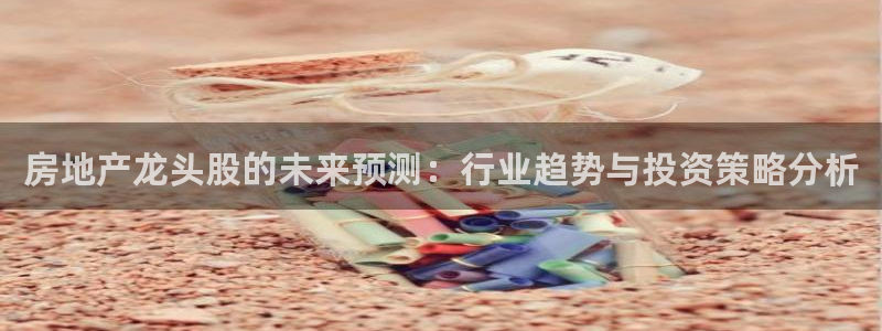 天狮娱乐最高待遇：房地产龙头股的未来预测：行业趋势与投资策略