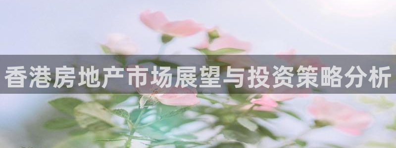 天狮娱乐招代理：香港房地产市场展望与投资策略分析
